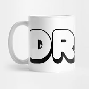 Drift Word White Print Mug